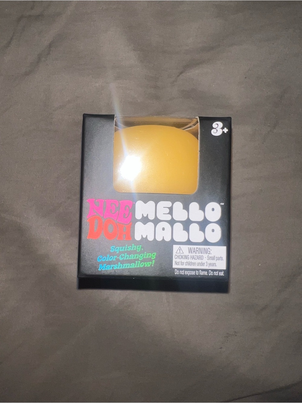 Needoh Mello Mallo Color-Changing Squishy Marshmallow – Yellow 💛